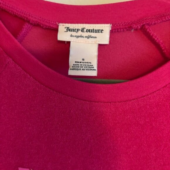 NWT Juicy Couture A Gogo Microterry Logo Pullover Size SMALL - Picture 5 of 7